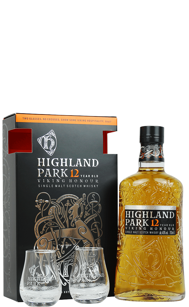 Buy Highland Park 12 Year Old Single Malt Whisky 70cl + 2 Free Glasses in  Ras Al Khaimah, UAE